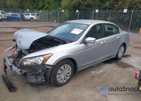 2012 Honda Accord 2.4 Lx из США, поврежденный, VIN 1HGCP2F36CA208096